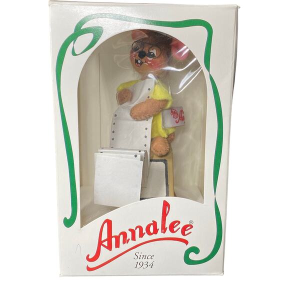 Annalee 3" Bride Mouse Shelf Sitting Vintage Doll 1997 In Box Home Decor - Picture 7 of 9